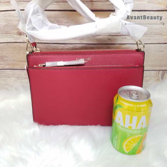 kate spade | Bags | Kate Spade New Cameron Zip Crossbody  Kate Spade New Cameron Zip Crossbody Rosso Red wear as a clutch as well Nwt
